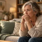 Mujer mayor en reflexión silenciosa: evidencia sobre arte-terapia, ansiedad y depresión